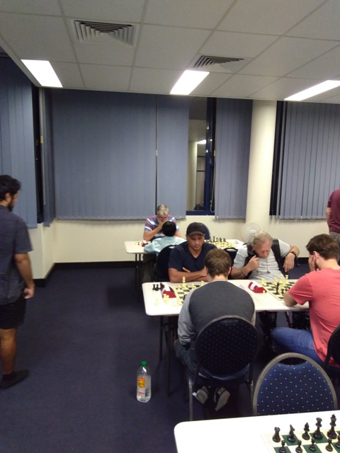 Gold Coast Chess Club Allegro – Ethan and the fishing pole!